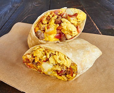 Burrito con huevo