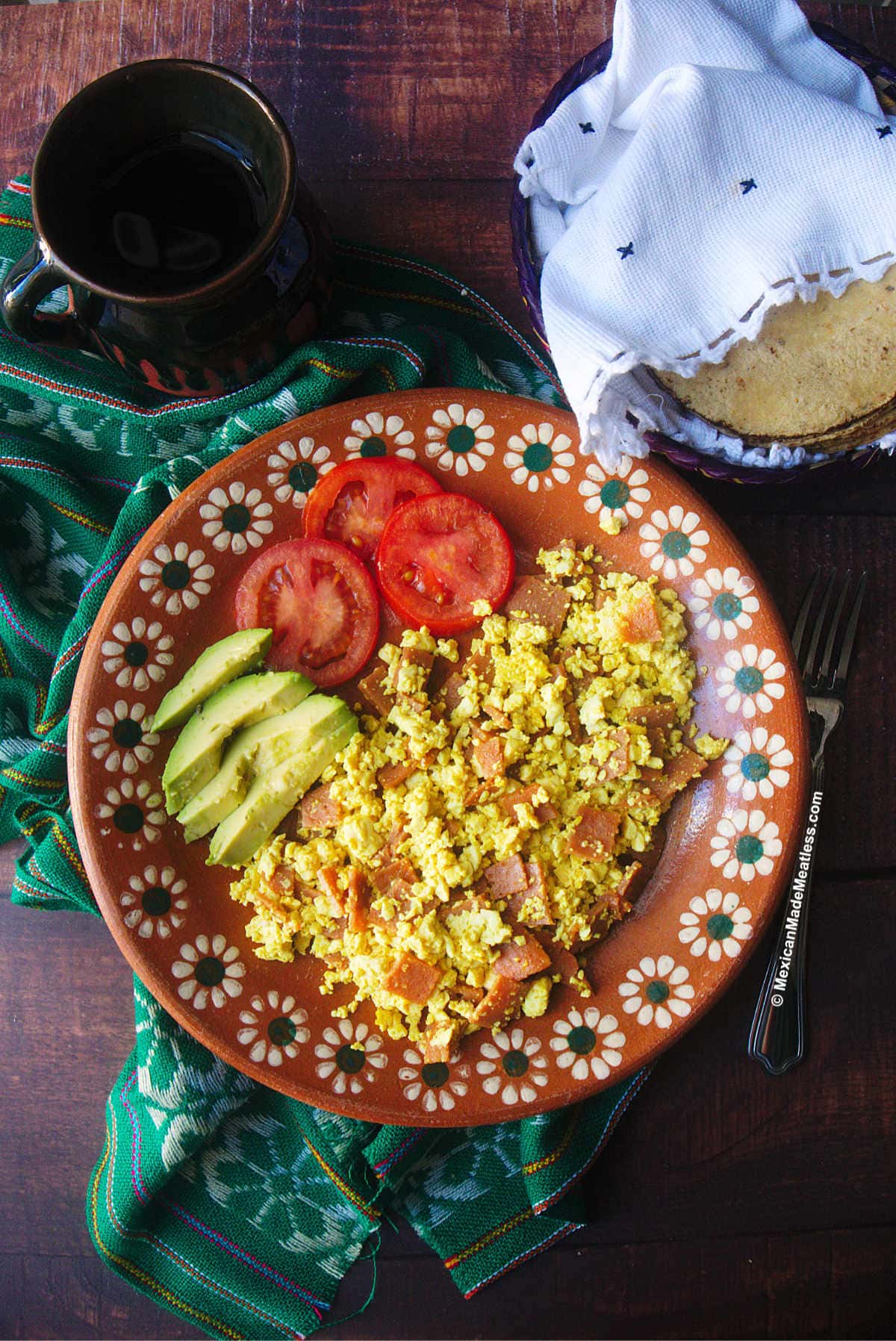 Huevos con jamón